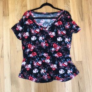 Maurices 24/7 Floral Tee